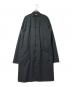 BLACK COMME des GARCONS（ブラックコムデギャルソン）の古着「ウールポリエステルチャイナロングシャツ」｜ブラック