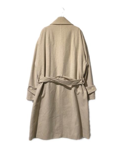 GROUND Y（グラウンドワイ）GROUND Y (グラウンドワイ) モーターサイクルビッグコート/Motorcycle Big Coat ベージュ サイズ:3の古着・服飾アイテム