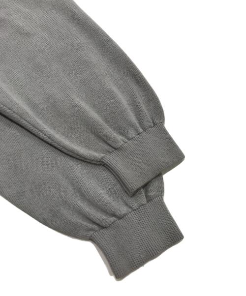 vainl archive（ヴァイナルアーカイブ）VAINL ARCHIVE (ヴァイナルアーカイブ) WILL ヘンリーネック ニット グレー サイズ:Ｓ 未使用品の古着・服飾アイテム