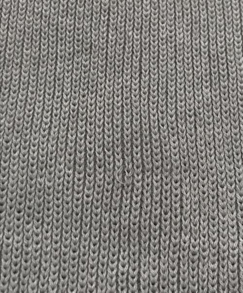 vainl archive（ヴァイナルアーカイブ）VAINL ARCHIVE (ヴァイナルアーカイブ) WILL ヘンリーネック ニット グレー サイズ:Ｓ 未使用品の古着・服飾アイテム