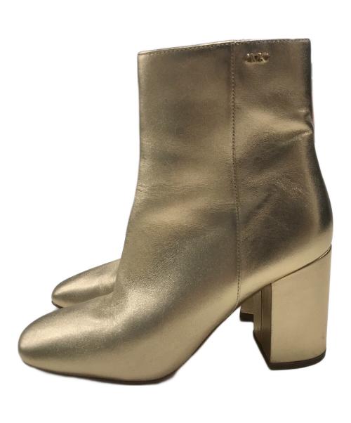 MICHAEL KORS（マイケル・コース）MICHAEL KORS (マイケル・コース) メタリックアンクルブーツ ゴールド サイズ:6.5の古着・服飾アイテム
