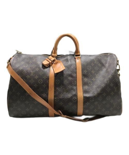LOUIS VUITTON（ルイ ヴィトン）LOUIS VUITTON (ルイ ヴィトン) キーポル・バンドリエール55 ブラウンの古着・服飾アイテム