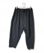 GRAMICCI×WHITE MOUNTAINEERINGグラミチ×ホワイトマウンテ二アニング）の古着「STRETCHED SAROUEL PANTS」｜ブラック