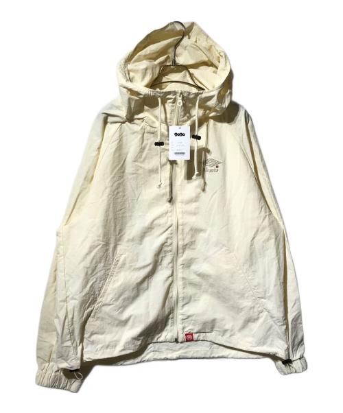 9090（9090）9090 (9090) Anorak hoodie/ナイロンジャケット ベージュ サイズ:Lの古着・服飾アイテム