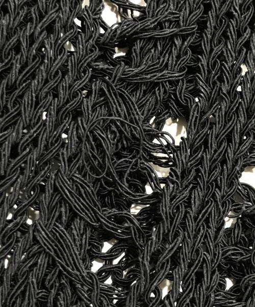 theory（セオリー）theory (セオリー) クロシェニットロングワンピース ブラック サイズ:Pの古着・服飾アイテム