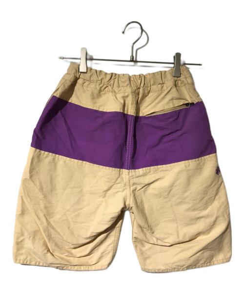 stussy（ステューシー）stussy (ステューシー) サーフパンツ パープル×ブラウン サイズ:76cm（w30）の古着・服飾アイテム