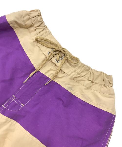 stussy（ステューシー）stussy (ステューシー) サーフパンツ パープル×ブラウン サイズ:76cm（w30）の古着・服飾アイテム