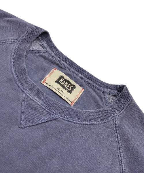 Hanes（ヘインズ）Hanes (ヘインズ) ナス紺ヴィンテージスウェット パープル サイズ:XLの古着・服飾アイテム