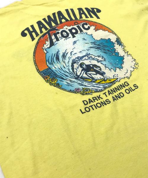 ヴィンテージTシャツ（ヴィンテージTシャツ）ヴィンテージTシャツ (ヴィンテージTシャツ) ヴィンテージプリントT イエロー サイズ:XLの古着・服飾アイテム