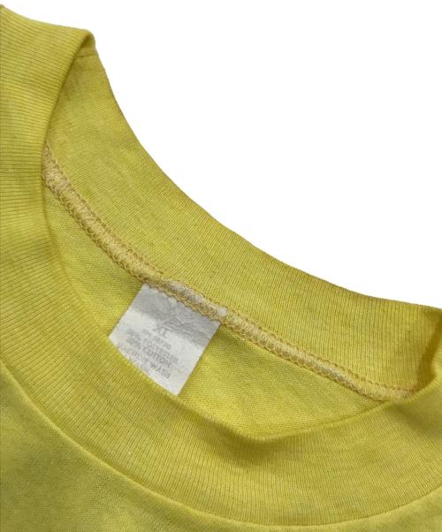 ヴィンテージTシャツ（ヴィンテージTシャツ）ヴィンテージTシャツ (ヴィンテージTシャツ) ヴィンテージプリントT イエロー サイズ:XLの古着・服飾アイテム