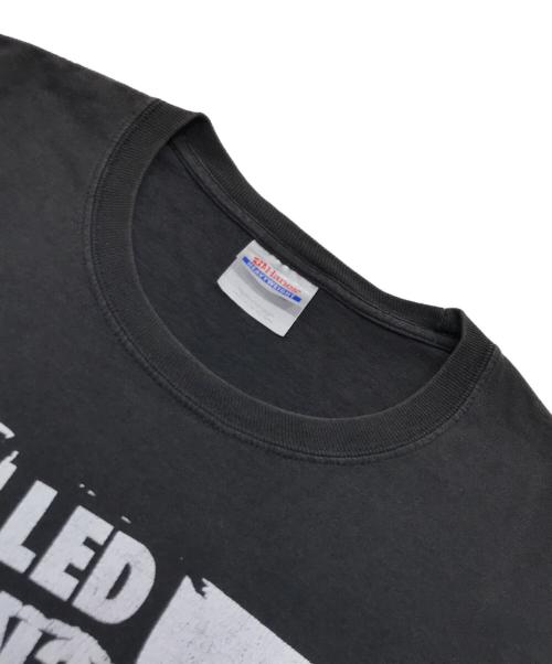 Hanes（ヘインズ）Hanes (ヘインズ) WHO KILLED MARILYN Tee(フー　キル　マリン　ティー) ブラック サイズ:XLの古着・服飾アイテム