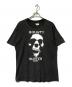 Hanes（ヘインズ）の古着「スカルプリントT」｜ブラック