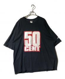 GILDAN（ギルダン）の古着「00's 50centプリントTシャツ」｜ネイビー