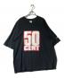 GILDAN（ギルダン）の古着「00's 50centプリントTシャツ」｜ネイビー
