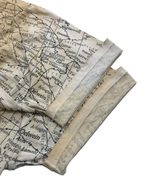 ヴィンテージTシャツ（ヴィンテージTシャツ）ヴィンテージTシャツ (ヴィンテージTシャツ) IOWA Map Tシャツ ベージュ サイズ:表記なしの古着・服飾アイテム