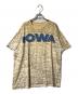 ヴィンテージTシャツ（ヴィンテージTシャツ）の古着「IOWA Map Tシャツ」｜ベージュ