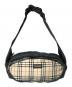 中古・古着 BURBERRY BLACK LABEL (バーバリーブラックレーベル) ノヴァチェックデニムウエストバッグ ベージュ：9000円