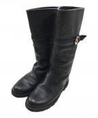 GUCCIグッチ）の古着「ミドルブーツ」｜ブラック