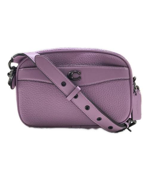 COACH（コーチ）COACH (コーチ) カメラショルダーバッグ パープルの古着・服飾アイテム
