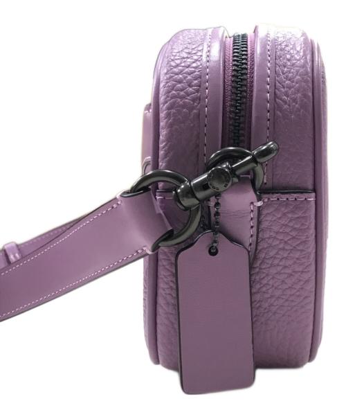 COACH（コーチ）COACH (コーチ) カメラショルダーバッグ パープルの古着・服飾アイテム
