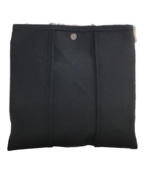 beautiful people（ビューティフルピープル）beautiful people (ビューティフルピープル) ライニングロゴポケットミニショルダーバッグ ブラックの古着・服飾アイテム