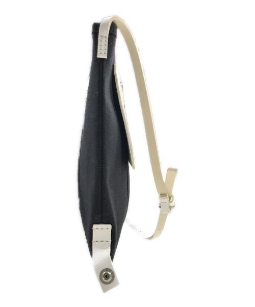 beautiful people（ビューティフルピープル）beautiful people (ビューティフルピープル) ライニングロゴポケットミニショルダーバッグ ブラックの古着・服飾アイテム