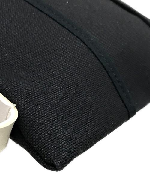 beautiful people（ビューティフルピープル）beautiful people (ビューティフルピープル) ライニングロゴポケットミニショルダーバッグ ブラックの古着・服飾アイテム