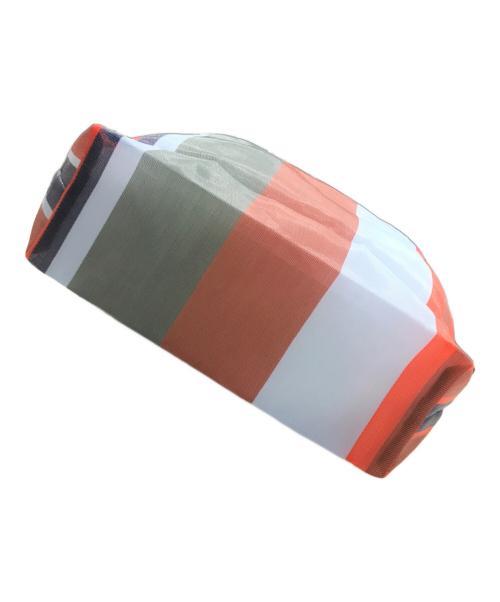 MARNI（マルニ）MARNI (マルニ) フラワーカフェメッシュトートバッグ ブルー×レッドの古着・服飾アイテム