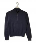 POLO RALPH LAURENポロ・ラルフローレン）の古着「エルボーパッチドライバーニット」｜ネイビー