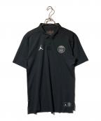 JORDAN×Paris Saint-Germainジョーダン×パリサンジェルマン）の古着「ポロシャツ」｜ブラック