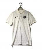 NIKE×Paris Saint-Germainナイキ×パリサンジェルマン）の古着「ポロシャツ」｜ベージュ