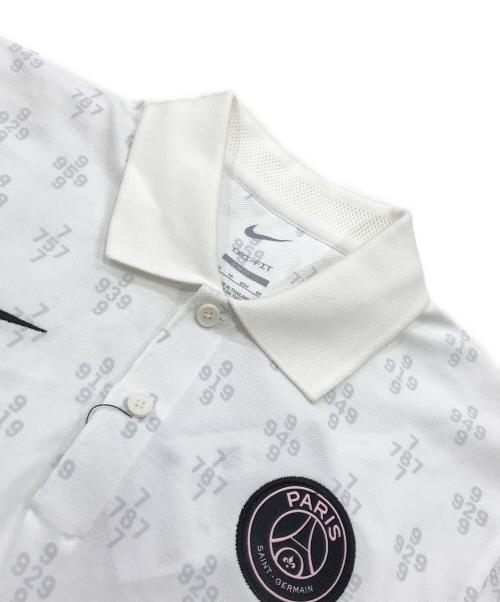 NIKE（ナイキ）NIKE (ナイキ) Paris Saint-Germain (パリサンジェルマン) ポロシャツ ベージュ サイズ:XSの古着・服飾アイテム