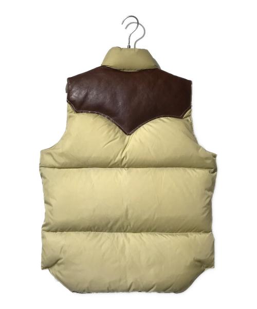 RockyMountainFeatherBed（ロッキーマウンテンフェザーベッド）RockyMountainFeatherBed The Duffer of ST.George (ザ ダファーオブセントジョージ) CHRISTY VEST（クリスティ　ベスト） ブラウン×ベージュ サイズ:38の古着・服飾アイテム