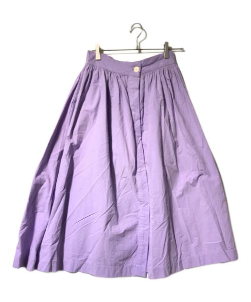 mii（ミー）mii (ミー) フレアスカート パープル サイズ:9の古着・服飾アイテム