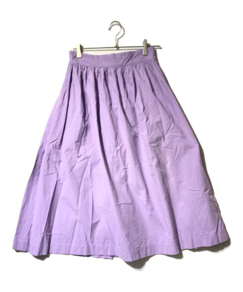 mii（ミー）mii (ミー) フレアスカート パープル サイズ:9の古着・服飾アイテム