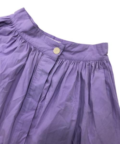 mii（ミー）mii (ミー) フレアスカート パープル サイズ:9の古着・服飾アイテム
