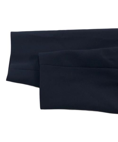 23区（ニジュウサンク）23区 (ニジュウサンク) ノーカラージャケット ネイビー サイズ:44の古着・服飾アイテム