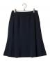 23区（ニジュウサンク）の古着「トリアセダブルジョーゼット スカート」｜ネイビー