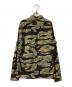 A BATHING APE (ア ベイシング エイプ) タイガーカモフラージュ柄シャツ オリーブ サイズ:L：5000円