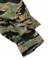 中古・古着 A BATHING APE (ア ベイシング エイプ) タイガーカモフラージュ柄シャツ オリーブ サイズ:L：5000円