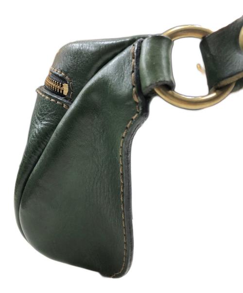 Herz（ヘルツ）Herz (ヘルツ) 立体マチボトルバッグ グリーンの古着・服飾アイテム