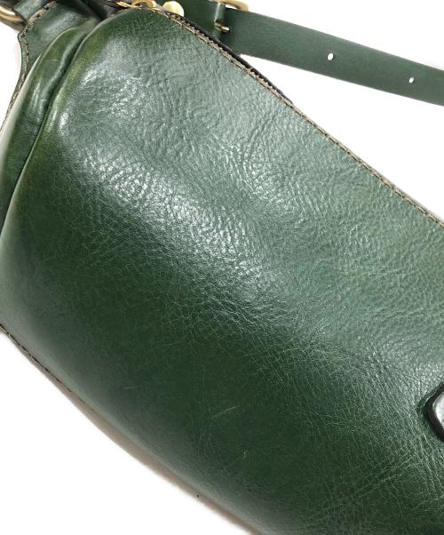 Herz（ヘルツ）Herz (ヘルツ) 立体マチボトルバッグ グリーンの古着・服飾アイテム