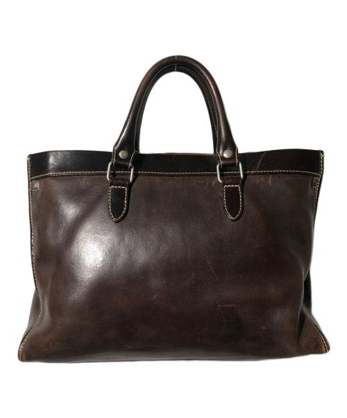 STEFANOMANO（ステファノマーノ）STEFANOMANO (ステファノマーノ) ビジネスバッグ ブラウンの古着・服飾アイテム