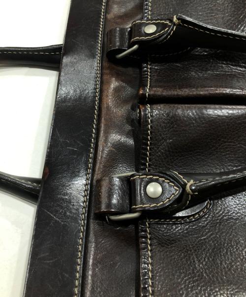 STEFANOMANO（ステファノマーノ）STEFANOMANO (ステファノマーノ) ビジネスバッグ ブラウンの古着・服飾アイテム