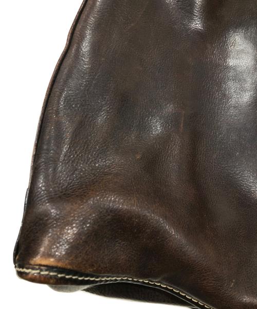 STEFANOMANO（ステファノマーノ）STEFANOMANO (ステファノマーノ) ビジネスバッグ ブラウンの古着・服飾アイテム