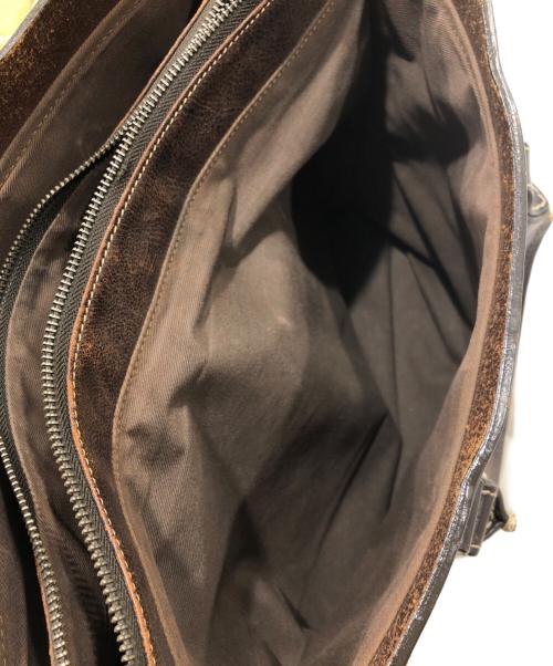 STEFANOMANO（ステファノマーノ）STEFANOMANO (ステファノマーノ) ビジネスバッグ ブラウンの古着・服飾アイテム