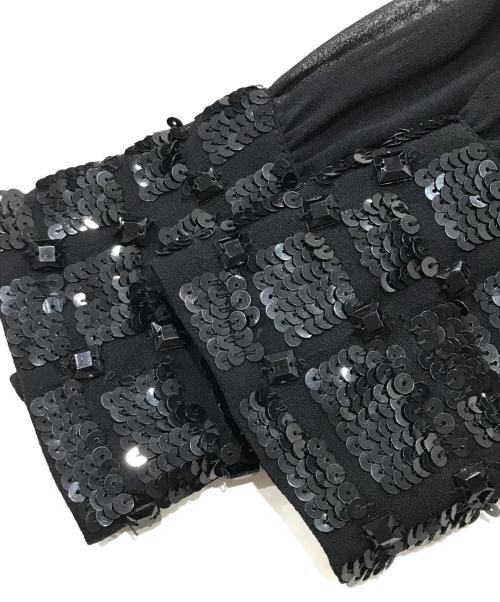 MaxMara（マックスマーラ）MaxMara (マックスマーラ) シアーブラウス ブラック サイズ:34の古着・服飾アイテム