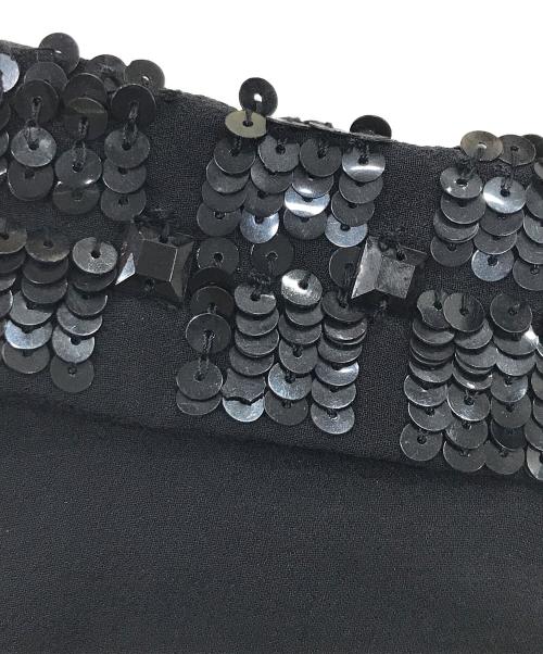 MaxMara（マックスマーラ）MaxMara (マックスマーラ) シアーブラウス ブラック サイズ:34の古着・服飾アイテム