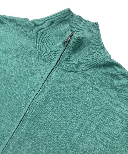 BROOKS BROTHERS（ブルックスブラザーズ）BROOKS BROTHERS (ブルックスブラザーズ) ハーフジップニット/ハイネックニット グリーン サイズ:Sの古着・服飾アイテム