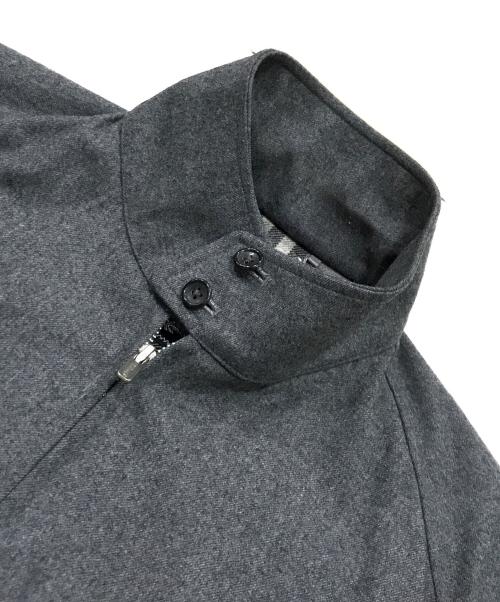 Burberry's（バーバリー）Burberry's (バーバリーズ) 裏ノヴァチェックスタンドカラーブルゾン グレー サイズ:Lの古着・服飾アイテム